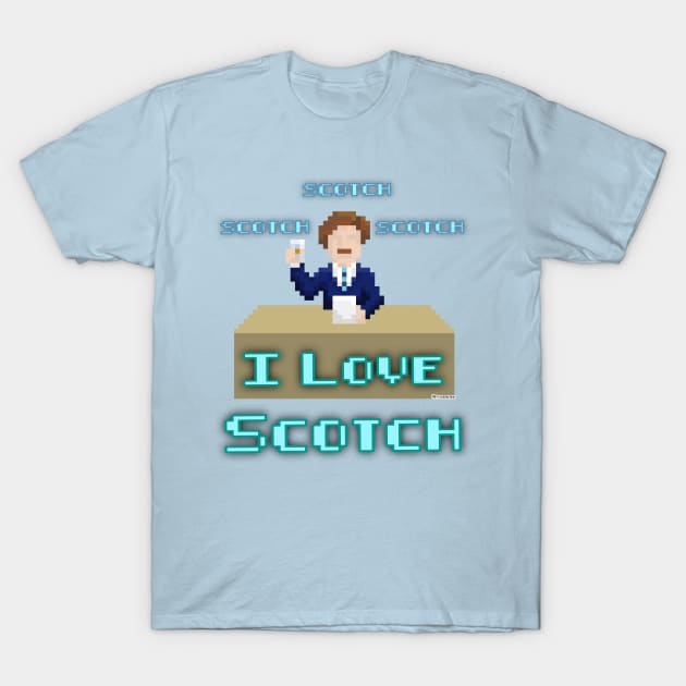 I Love Scotch! T-Shirt by AlterAspect